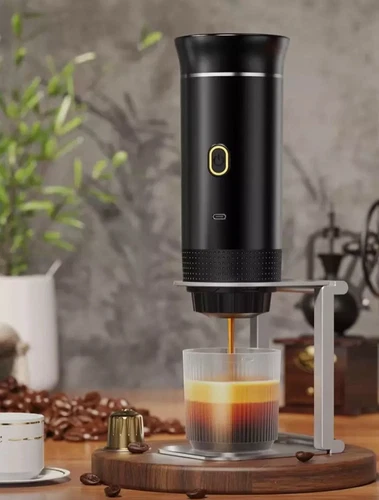 Máquina de café espresso portátil eléctrica inalámbrica 3 en 1 viaje camping - Imagen 5 de 6