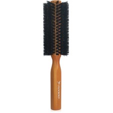 100 Soft Boar Bristle Round Hair Brush for Styling - Adds Volumizing During ...