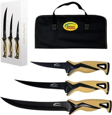 danco Pro Series Fillet Knife Kit | 5" & 7" Fillet Knives and 9" Stout Knife | F