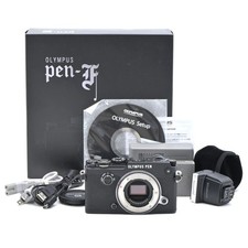 Olympus PEN-F Digital Camera Body Black Shutter Count 4023 Top Mint US Stock