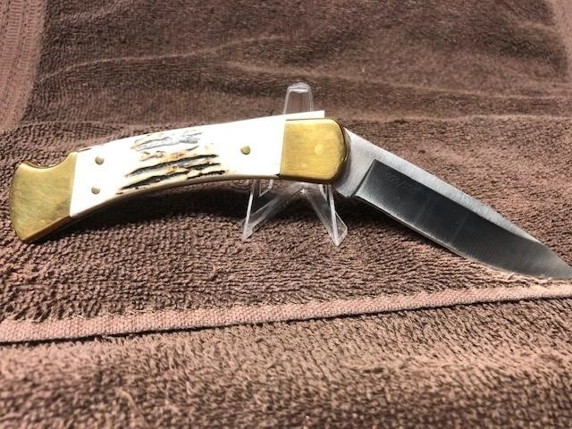 2019 Buck 110 ОГРАНИЧЕННЫЙ ВЫПУСК складная ручка охотничьего лося 99/500 новая в коробке - Изображение 4 из 4