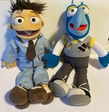 Muppets Walter Plush Bean Bag Doll Blue Suit  Gonzo 18" Disney Authentic