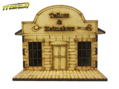 WWS029 TTCombat - Wild West - Tailors & Hatmaker - (Table Top Terrain, Gelände)
