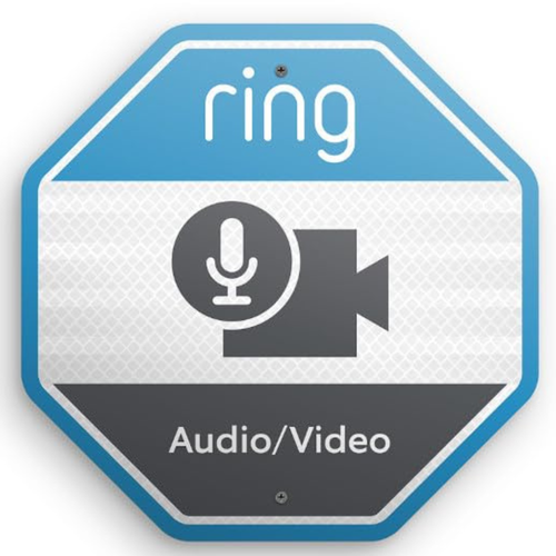 Ring Window Security Sticker - Picture 2 of 2