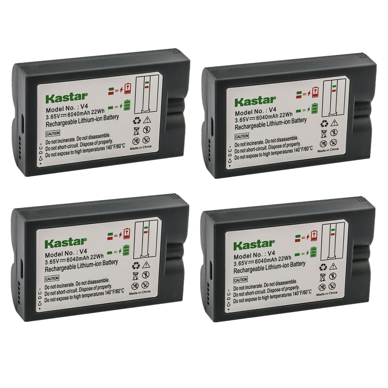 Kastar Replacement Battery for Ring Video Doorbell 2 3 Camera Ring Door View Cam
