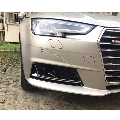 Cubierta de luz antiniebla delantera A4 B9 parrilla inferior para Audi A4 B9 estándar 2016-18 ACC falso - Imagen 5 de 8