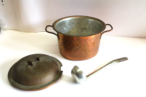 ANTIQUE BO-SVENSK SWEDISH COPPER POT - Picture 2 of 8