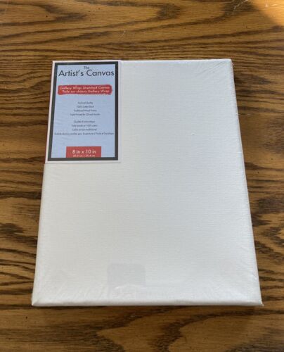 The Artist’s Canvas White Canvas - 8in x 10in - Brand New Sealed - Picture 1 of 2