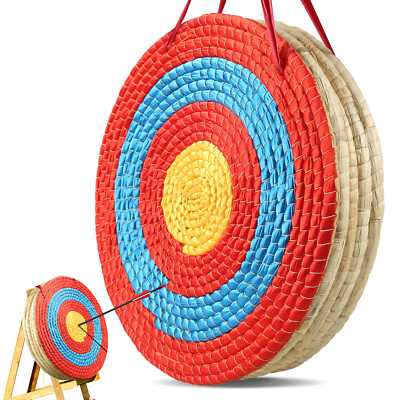 Uimoso 20'' Archery Target Outdoor Arrow Target Solid Straw Target Shooting Bow