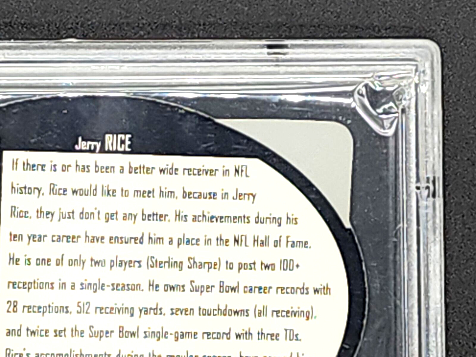 1996 SPX Holofame #Hx5 Jerry Rice HOF Insert PSA 8 NM-MT *Only 11 Graded Higher* view 10