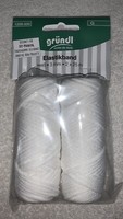 Elastikband Gummilitze Gummiband Gummi GrüNdl 2X25M 3Mm Weiss Elastic