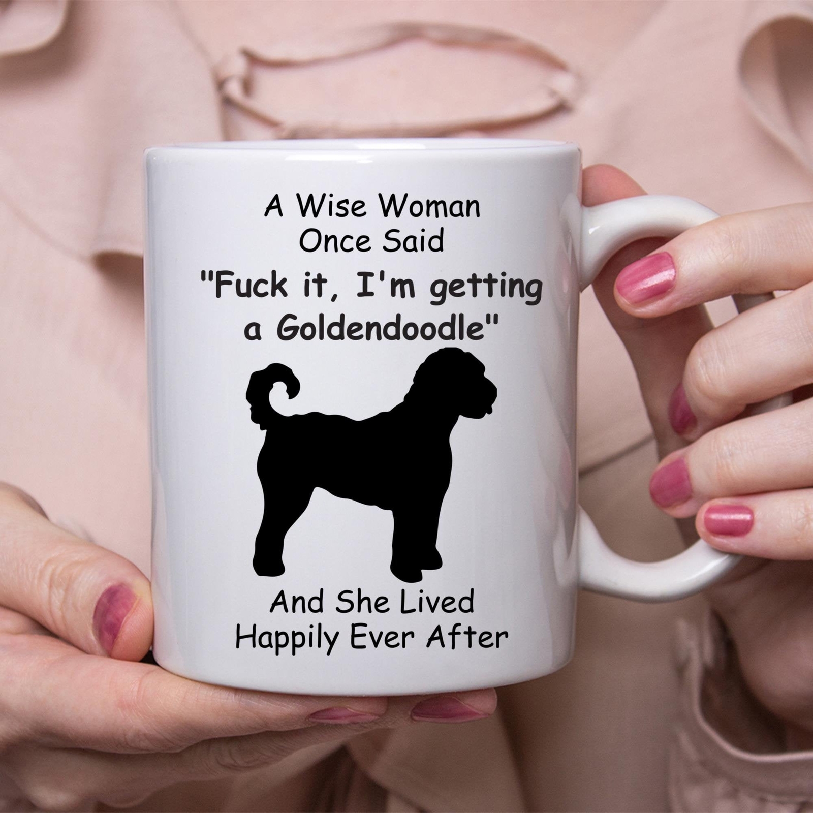 Funny Goldendoodlegift For Women White Coffee Mug Coffee Cup