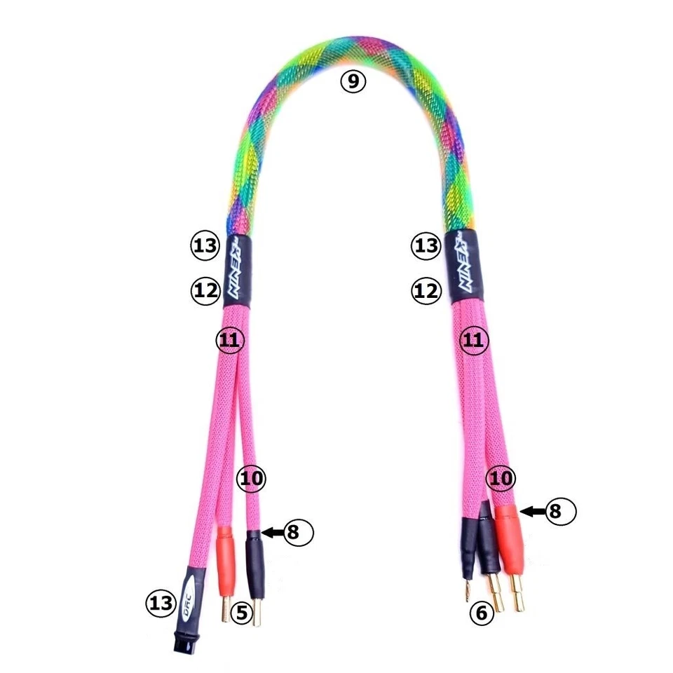 Donathen RC DRC fully protected 1s balance charge lead,custom, extremely durable - Image 2 of 4