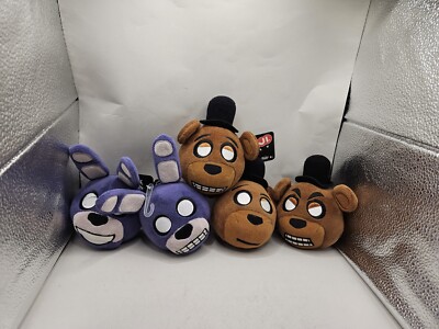 Lot of 5 - FIVE NIGHTS AT FREDDY S My Emoji Bonnie Fazbear Plush Head Funko