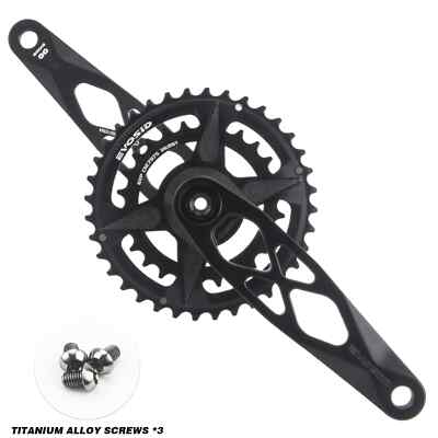 MTB Bicycle Crankset 170mm Hollow Crank Arm 36-26T 38-28T