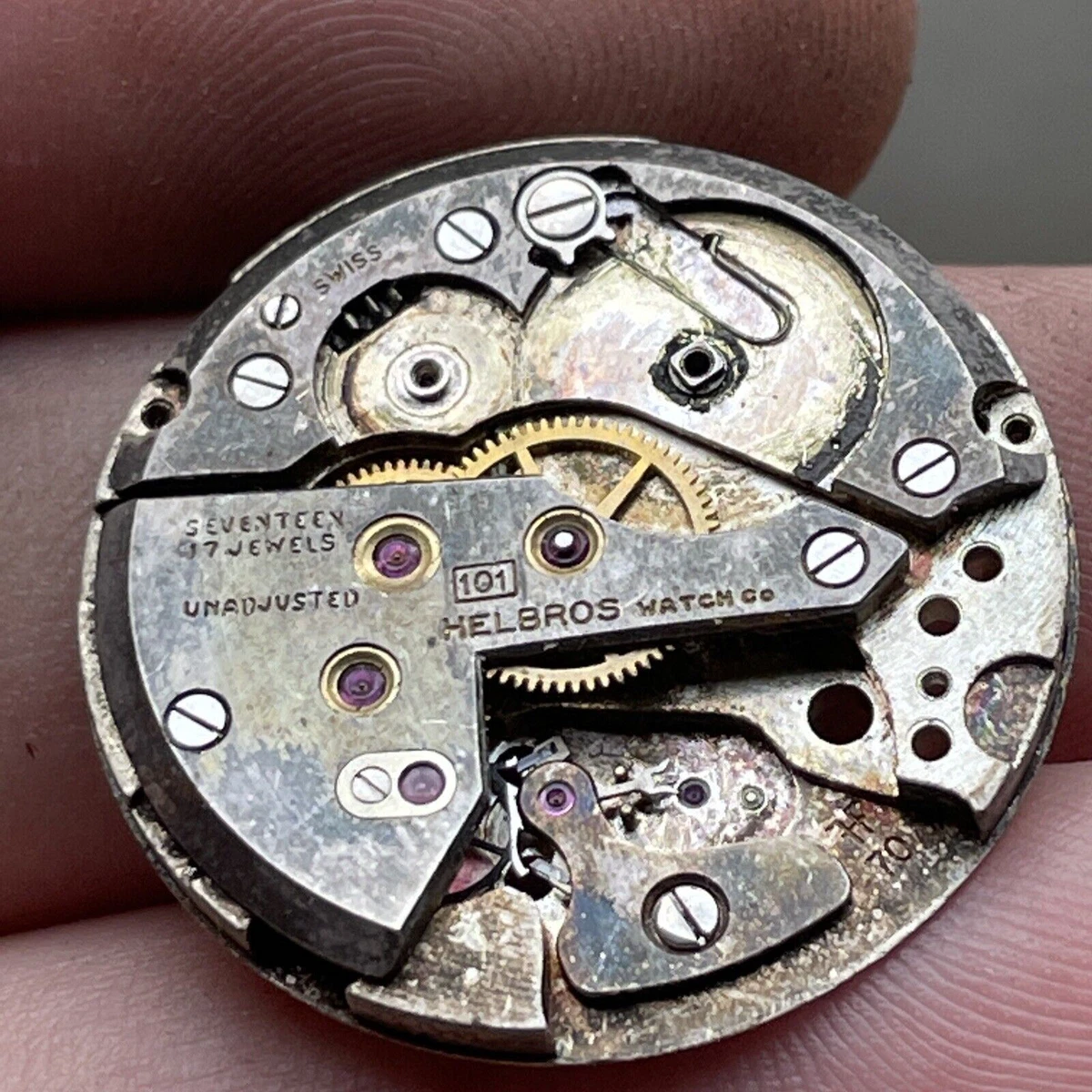 Helbros watch 17 jewels hot sale