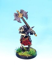 Skeletal Orc painted mini WotC D D Chainmail miniatures rpg