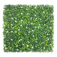 6 PCS 20" Artificial Boxwood Wall Hedge Mat Plant Panels Outdoor Grass Fence