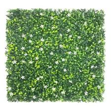 6 PCS 20" Artificial Boxwood Wall Hedge Mat Plant Panels Outdoor Grass Fence