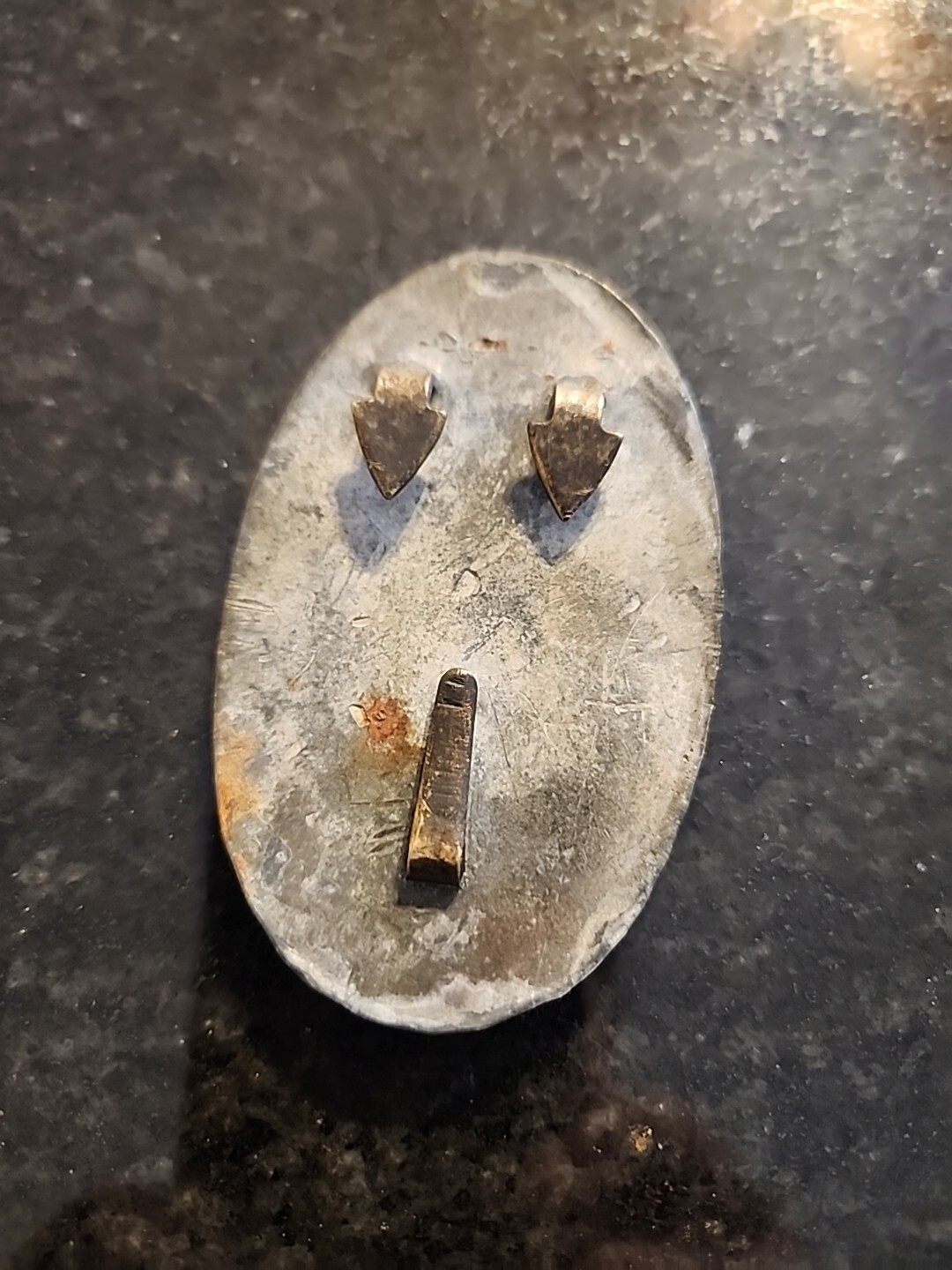 US Civil War Era Union Soldier Belt Buckle SOLID Brass With LEAD Back