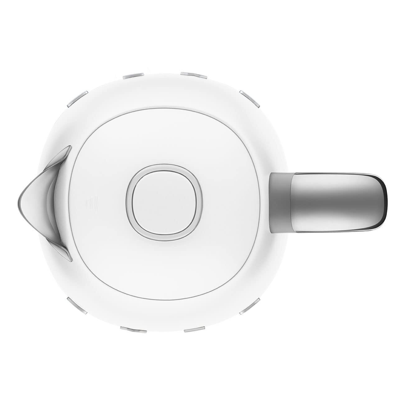 SMEG 50's Retro Style 7 Cup Electric Water Kettle - White (KLF03WHUS)