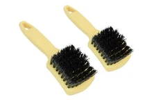 2 Pcs Car Tire Wheel Mat Cleaning Washing Scrub Brush Medium Stiff Bristle