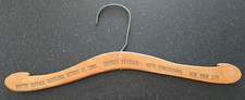 Vintage Wooden Coat Hanger, Advertising, Statler Hotels
