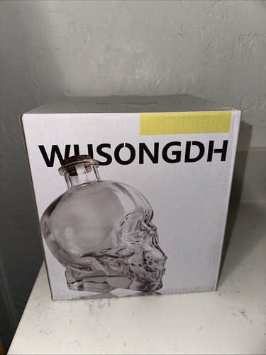 Nib Clear Skull Soap Dispenser Wusongdh Goth Alt Halloween - Picture 3 of 5