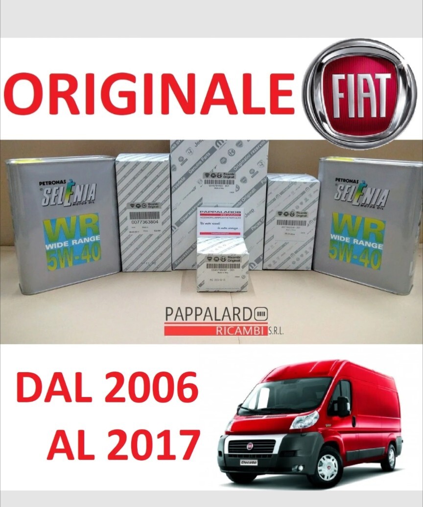 Kit Tagliando 4 Filtri Per Fiat Ducato 2.8 JTD 107KW 146CV (dal 2005 Al 2006)