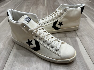 Converse Dual Purpose White Leather Shoes Made In The USA New! DS