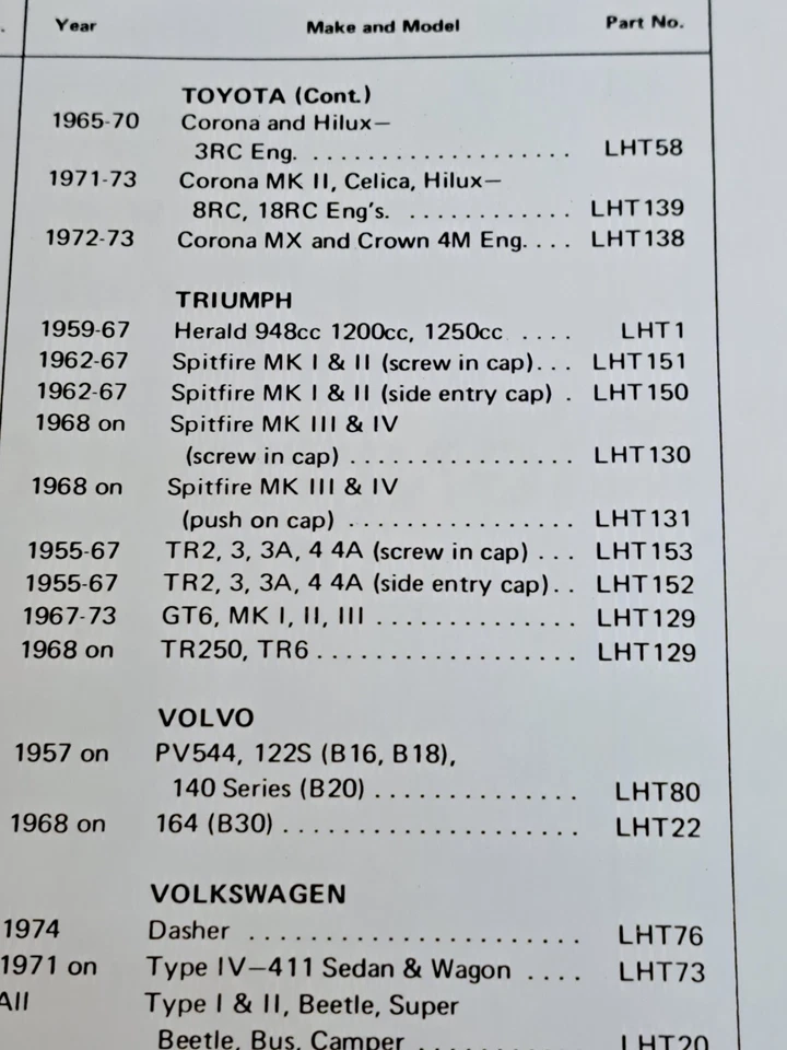 Новые из старых запасов оригинальные провода свечи зажигания Lucas LHT 138 подходят для двигателя Toyota Corona и Crown 4 м - Изображение 3 из 3