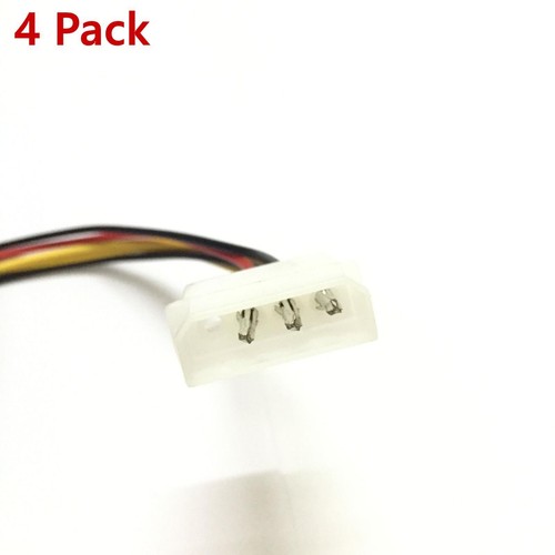 4 Pack Molex 4 Pin to 6 Pin PCI-Express Video Card Power Converter Adapter Cable - Picture 6 of 9