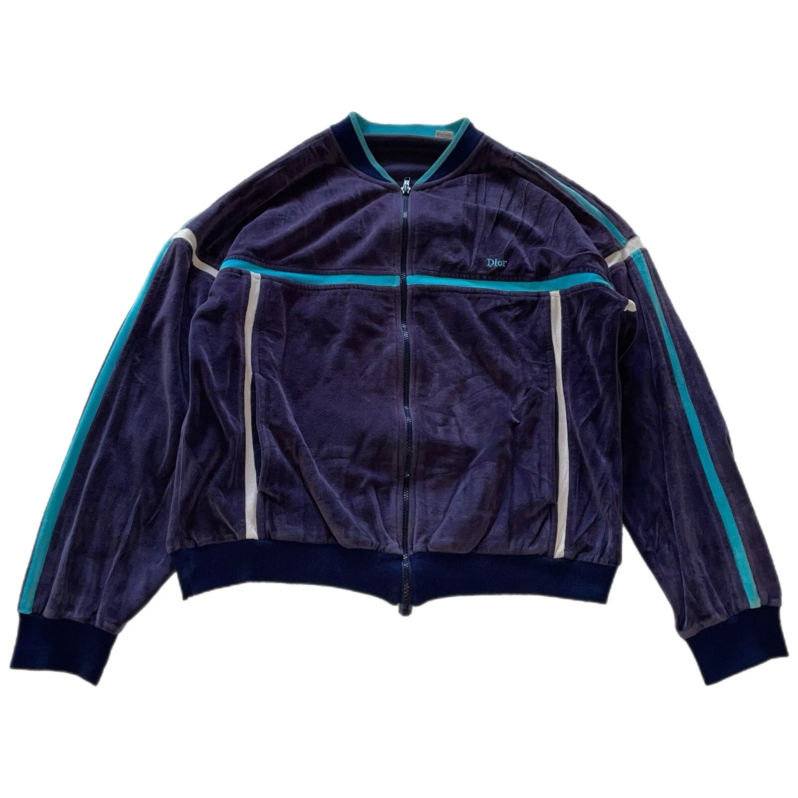 Bomber vintage Christian Dior velluto cerniera