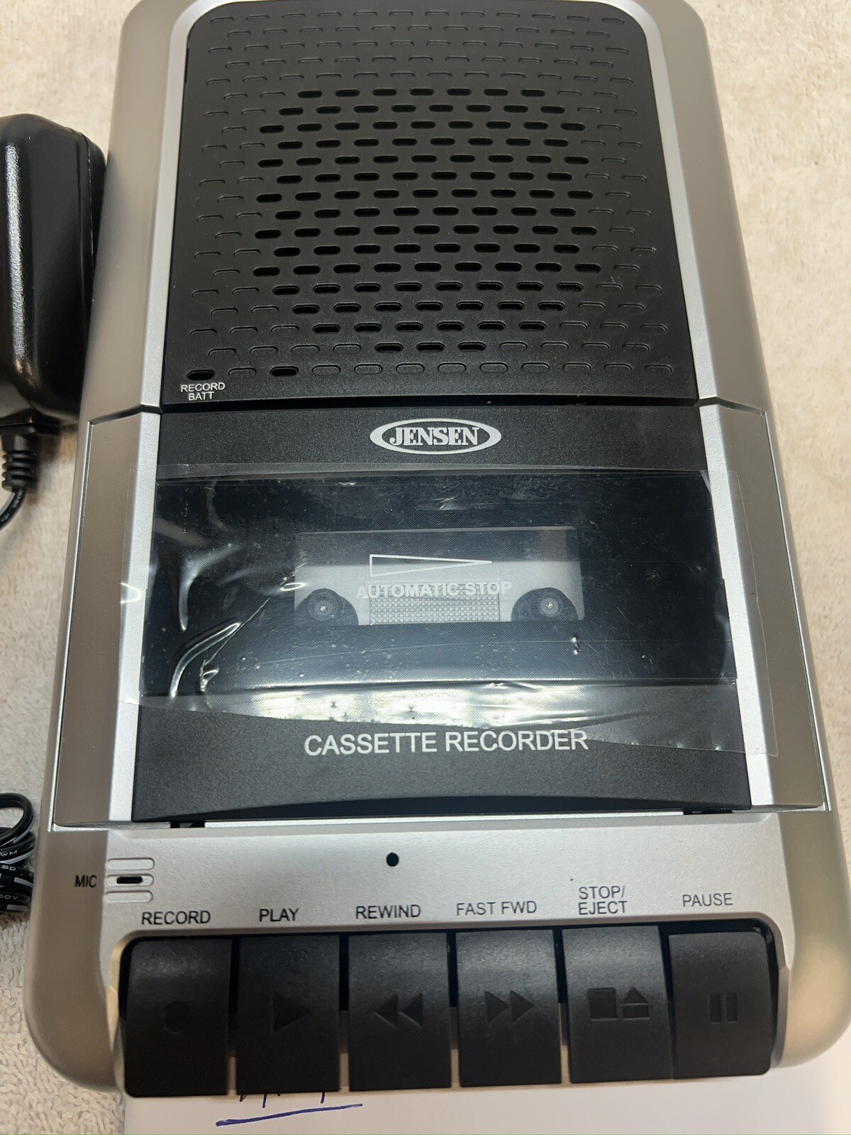 Jensen MCR100 cassette recorder/player [New ] 731215348433 eBay