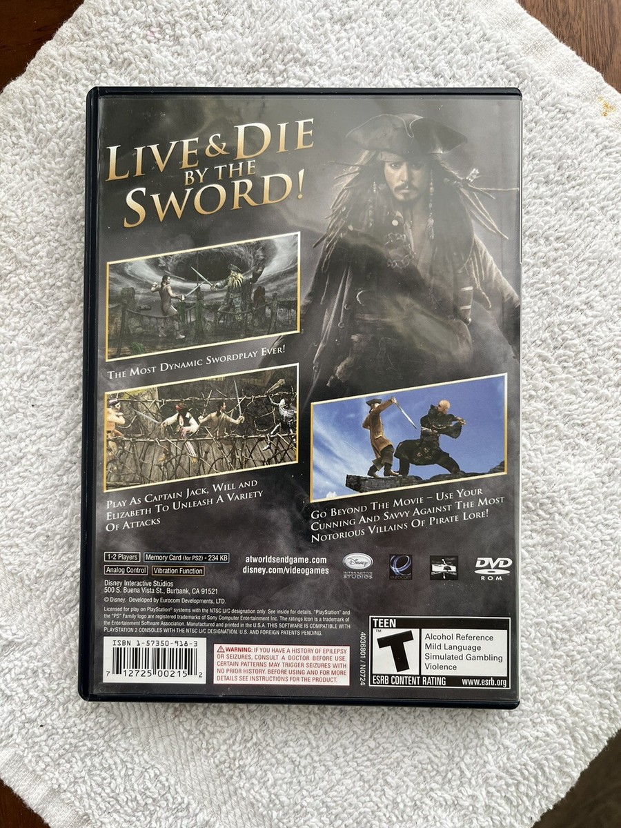 PIRATES OF THE CARIBBEAN AT WORLD'S END PS2 | eBay