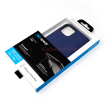 Speck iPHONE 11 PRO MAX Slim Protective Case Presidio Pro Coastal Blue Black