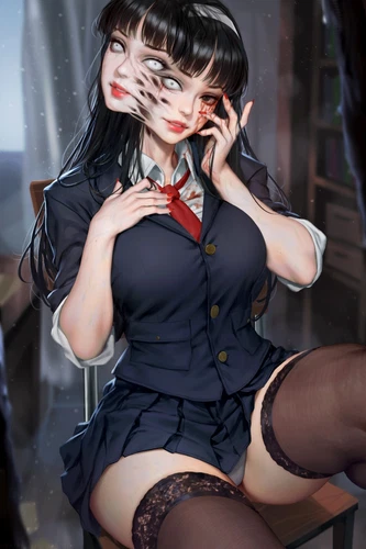 Tomie Kawakami | Junji Ito Anime Sexy Lady HD Print Canvas Comic Poster SFW