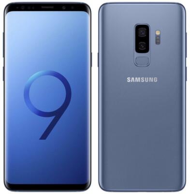 Samsung Galaxy S9 SM-G960U Unlocked 64GB Coral Blue C Medium Burn