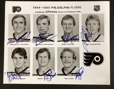 Miroslav Dvorak Signed Photo 8x10 Flyers 1984 Team JC Penney Howe Kerr Auto JSA