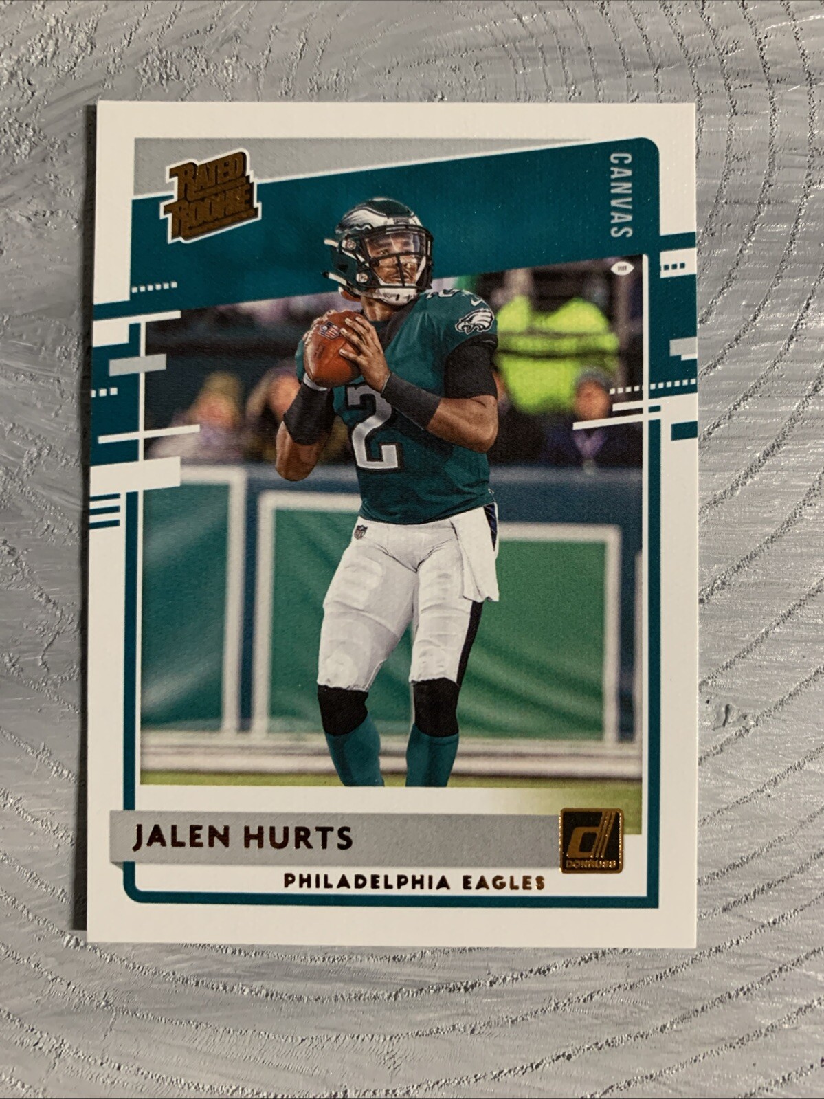 2020 Panini Donruss - Rated Rookie Canvas #314 -Jalen Hurts -(RC)