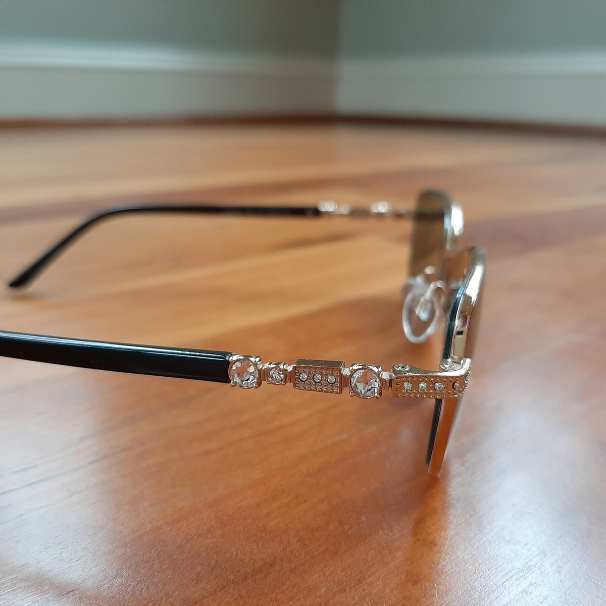 Swarovski Crystal Eyeglasses Frame Titanium 220 08 40 Gold 54-16 - Main Image
