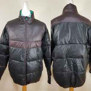 adidas jacket brown and black