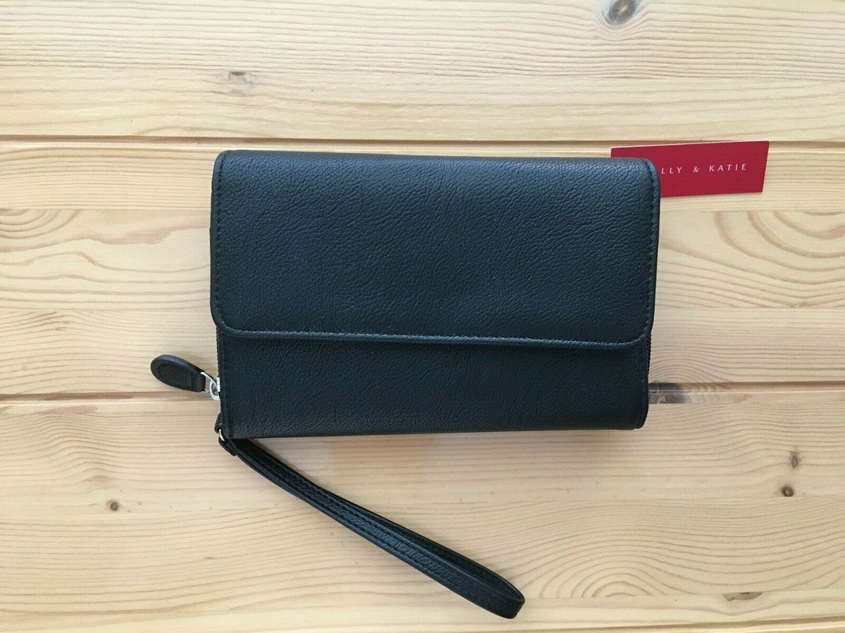 ★正規品★ 【DE MERIEL】 Strap Card Wallet ★送料・関税込★ MARSHAL Center Flap Lambskin Wallet with ID and Credit Card