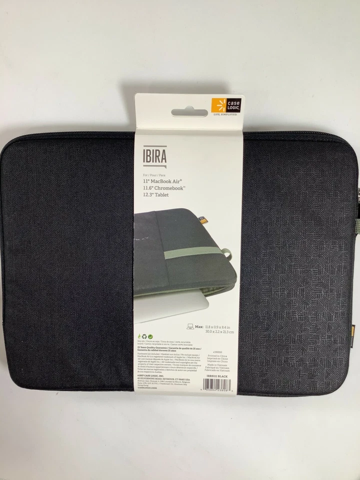 Case Logic Black Ibira Laptop/ Tablet Case 11” NEW! - Image 2 of 2