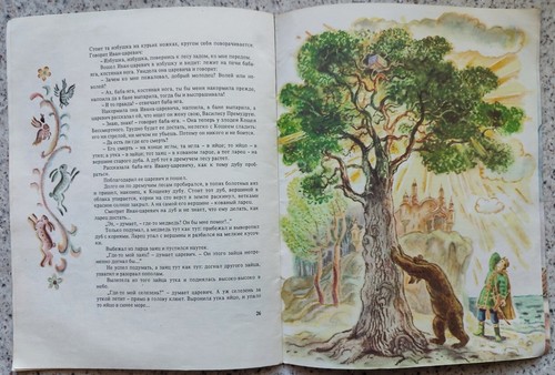 1991 SOVIET CHILDREN BOOK fairy tale Wonderful shirt Princess Frog NICE PICS 556 - Picture 10 of 12