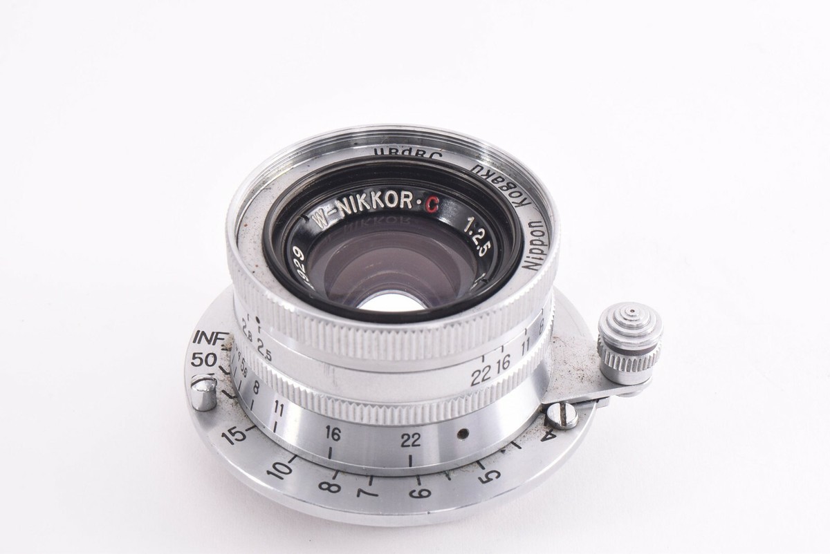 W-Nikkor-C 1:2.5 35mmレンズ　ライカLマウント Nikon W-Nikkor.C 35mm f/2.5 Lens for Leica L39 Screw NIPPON