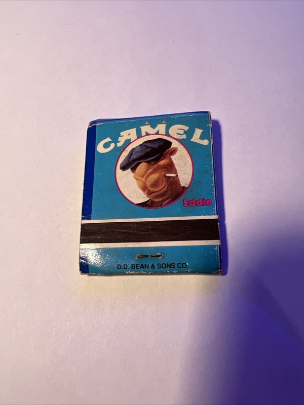Camel D.D. Bean & Sons CO A Hard Pack 1991 Matches
