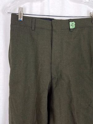 Vintage Wool Serge Class l Trousers 2234 Green Military Army Vintage Wool Serge Class l Trousers 2234 Green Military Army