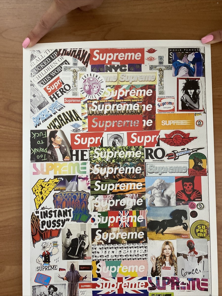 SUPREME 2019 F/W LAFAYETTE DOOR POSTER BOX LOGO STICKERS NEW