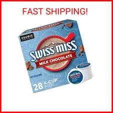Swiss Miss Milk Chocolate Hot Cocoa Keurig Single-Serve K Cup Pods, 28 Count